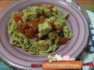 ricetta fettuccine lenticchie e storione