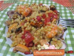 fregola sarda scoglio zafferano