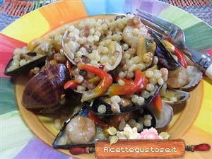 fregola sarda con frutti di mare ricetta