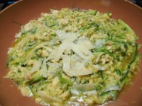Mantecatura della fregola sarda