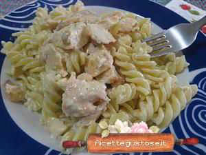 fusilli salmone e panna
