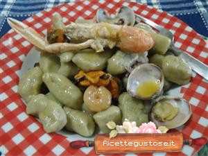 Gnocchi di carciofi allo scoglio