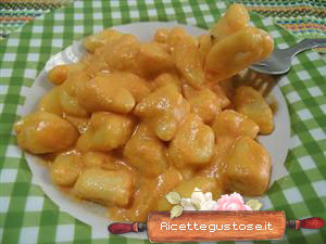 gnocchi salmone affumicato