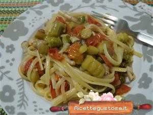 linguine asparagi e cannolicchi ricetta