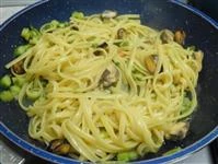 linguine cozze asparagi immagine 3