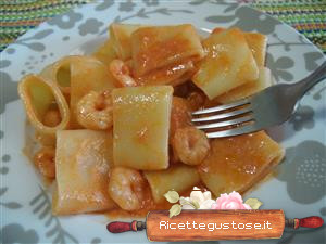 paccheri ai gamberi