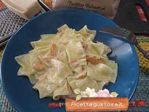 pasta salmone stracchino