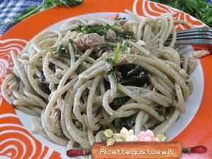 spaghetti tonno rucola