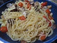 1 foto ricetta spaghetti vongole e funghi