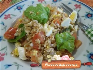 ricetta avena in insalata