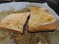 2 foto cous cous freddo melanzane ceci e salmone