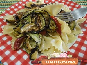 ricetta farfalle alle verdure grigliate