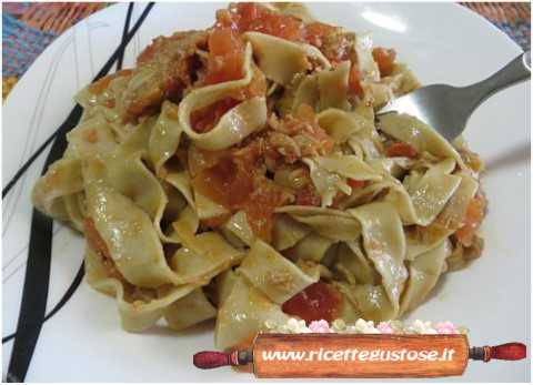 fettuccine fredde pomodori pate carciofini