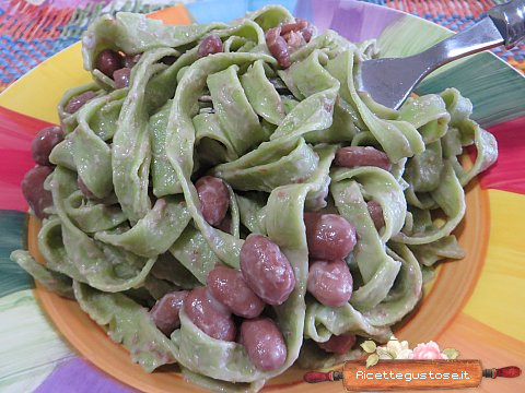 fettuccine fredde tonno fagioli