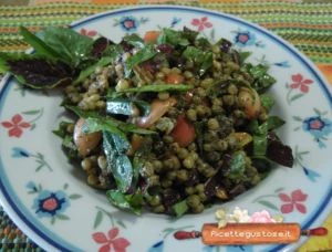 fregola in insalata con tre spinaci diversi ricetta