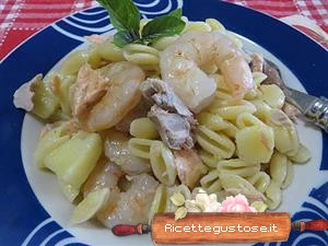 ricetta gnocchetti patate pesce