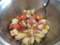 gnocchi di pane e lenticchie gialle immagine 2
