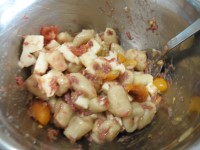 gnocchi di pane e lenticchie gialle immagine 4
