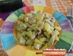 gnocchi freddi con zucchine nell'impasto  patate e tonno ricetta
