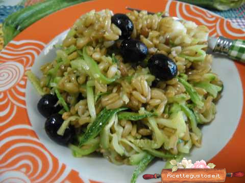 grano turanicum freddp zucchine taleggio