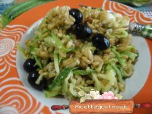grano turanicum zucchine e taleggio