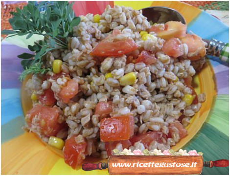 insalata farro e tonno