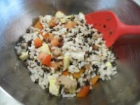insalata di riso e lenticchie nere immagine 6