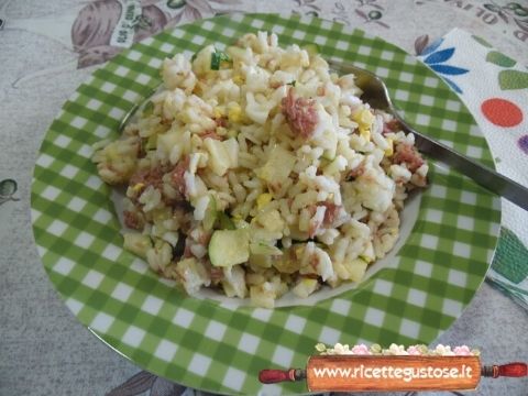 insalata di riso zucchine simmenthal