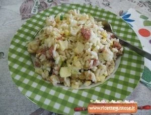 insalata di riso zucchine e simmenthal ricetta