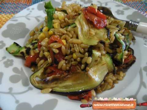 insalata grano turanicum verdure grigliate