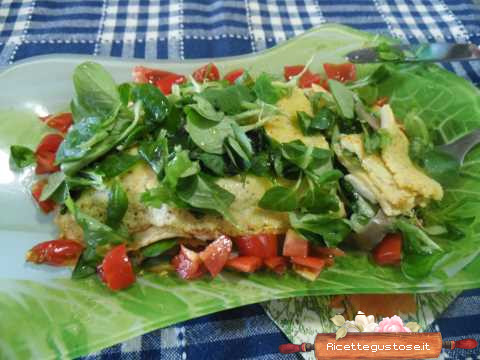 lasagna fredda crepes mais bresaola maiale
