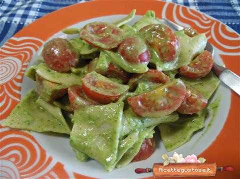 maltagliati freddi pesto rucola