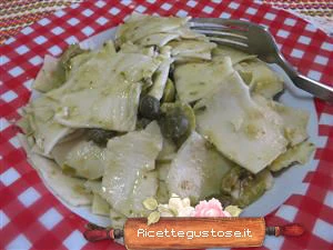 maltagliati freddi pesto rucola