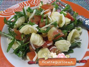 orecchiette fredde rucola parmigiano