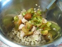 orzo freddo con salsiccia di pesce 3