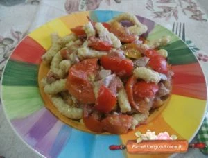 passatelli freddi con lenticchie e pecorino al chianti ricetta
