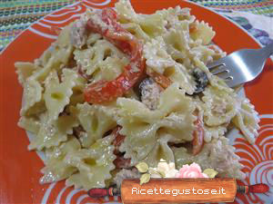 Pasta fredda tonno e peperoni