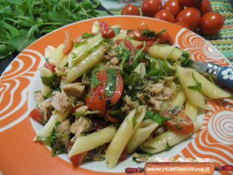 pasta fredda rucola tonno