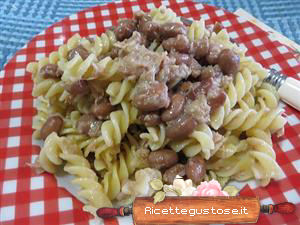 fusilli freddi tonno e fagioli