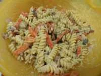 pasta fredda verdure grigliate e salame immagine 6