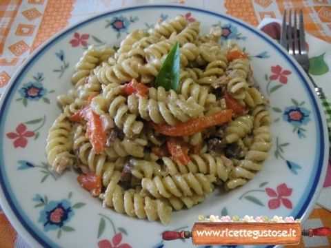 pasta fredda verdure grigliate salame