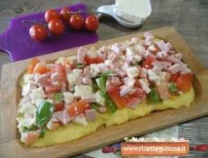 polena fredda al salame cotto