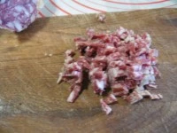 polenta fredda pomodorini ribes salame e mizuna immagine 4