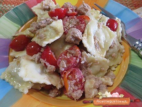 ravioli freddi tonno