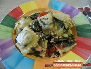 ravioli freddi amaranto e salmone
