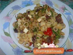 tubetti freddi tonno e verdure ricetta