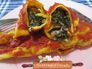 cannelloni alla cicoria ricetta