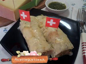 cannelloni crepes al pesto