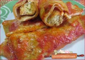 ricetta cannelloni funghi porcini pollo