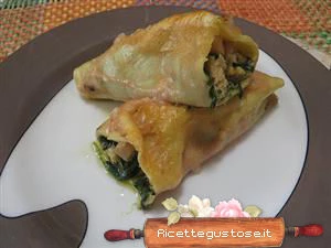Cannelloni salmone e spinaci ricette